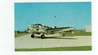Vintage Air Force Post Card Beech C - 45h Expeditor Airplance