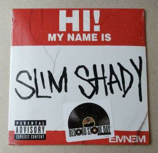 Eminem Rsd 7 " Vinyl /2000 My Name Is/bad Guys Slim Shady Record Store Day