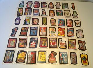 110 Wacky Packages Stickers 1992 Complete Set 1 - 48 Plus 62