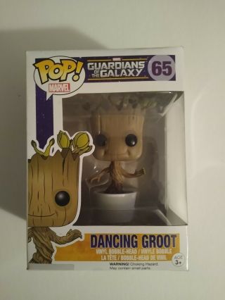 Dancing Groot Funko Pop Guardians Of The Galaxy 65 Marvel