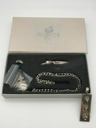 Final Fantasy Viii 5 Item Set: Necklace W/ 2 Pendents,  Ring,  Keychain Ff8