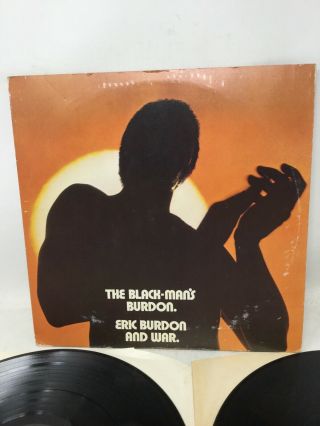 ERIC BURDON AND WAR - THE BLACK MAN ' S BURDON 1970 LP Gatefold Vinyl 1st UK Press 2