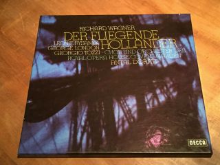 Wagner The Flying Dutchman Der Fliegende Holländer Dorati Decca 3 Lp Box Ex/nm