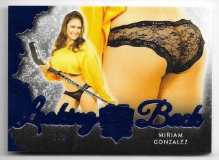 2019 19 Benchwarmer 25 Years 2nd Miriam Gonzalez Looking Back Butt Card /2 1/2