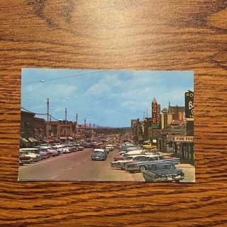Vintage Postcard Business Section Fort Collins Colorado