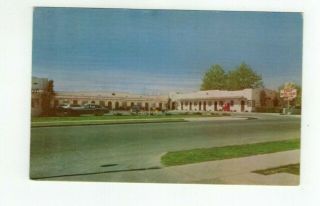 Nv Las Vegas Nevada Vintage Post Card " Chief Hotel Court Fremont St.  "