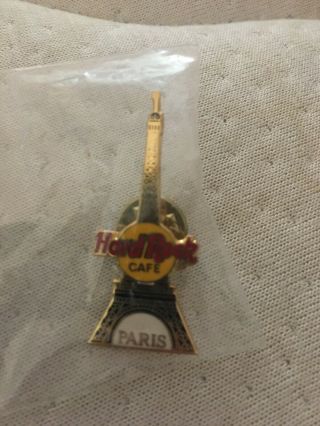 Hard Rock Cafe - Paris - Lapel Pin - Eiffel Tower 1.  5 " Tall