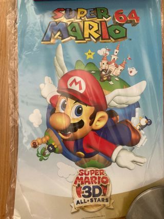 Mario 3d All - Stars Poster Set Of 3 My Nintendo Exclusive In Hand