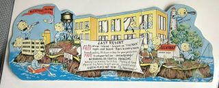 Large Vintage 1950’s Alcatraz Prison Postcard