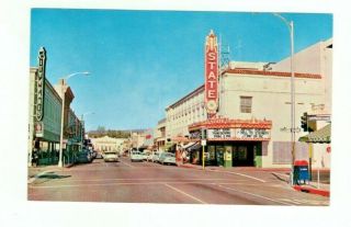 Ca Oroville California Vintage Post Card " Street Scene "