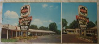 Estate - Vintage Advertising Postcard - Fairways Motel Ocalo,  Florida