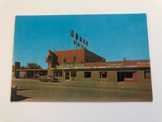 Vintage Roadside Chrome Postcard - - Nevada - - Wells - - Wagon Wheel Motel - - Hwy 40 1950s