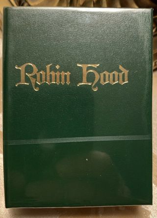 One (1) Deck Of Gilded Robin Hood Playing Cards /300 Kings Wild Project Rare
