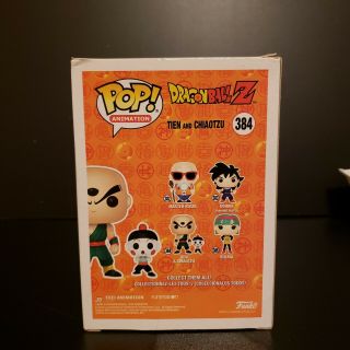 Funko Pop Animation | Dragon Ball Z | Tien and Chiaotzu | Vinyl Figure 384 3