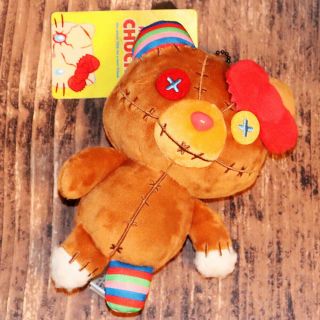 Hello Kitty X Chucky Tiny Chum Bear Plush Animals Usj Japan Halloween Limited