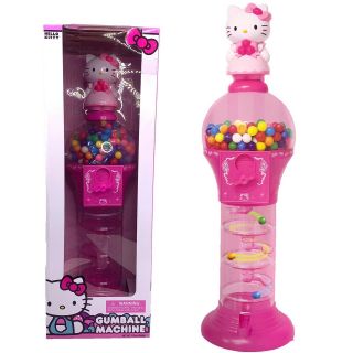 Hello Kitty Vintage Style Gumball Machine Swirl & Twist Dispenser 24 Inches Tall