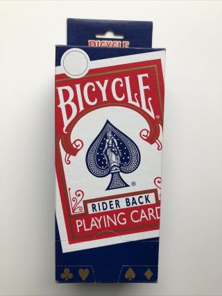 12 Decks Bicycle Rider Back 808g Standard Poker Playing Cards Red & Blue