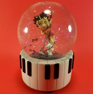 Betty Boop Snow Globe By San Francisco Music Box Co.  " I Want To Be Loved By You "