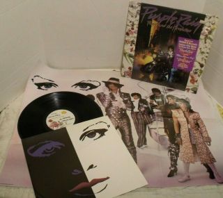 Prince & The Revolution Purple Rain Lp Us 25110 - 1 Poster Plastic Shrink Euc