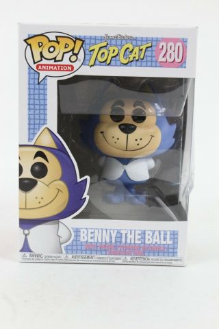 Funko Pop Top Cat 280 Benny The Ball Vinyl 4 " Figure 1011s