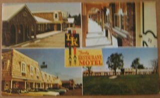 Estate - Vintage Advertising Postcard - L - K Motel - Plymouth,  Indiana