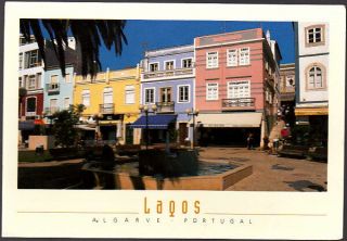 Vintage Postcard Portugal,  Algarve,  Lagos,  0609,  Stamped