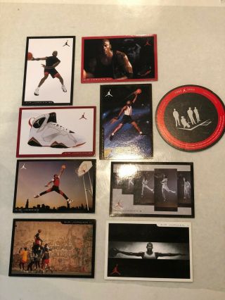 Nike Air Jordan Retro Card Collectable Cards 1,  2,  4,  5,  7,  8,  12,  13,  20 [lot 1]