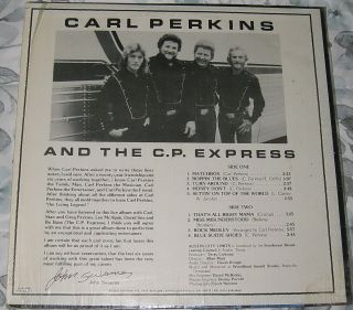 R ' N ' R Carl Perkins & C P Express ‎– Live At Austin City Limits 1ST PRESS SHRINK 2
