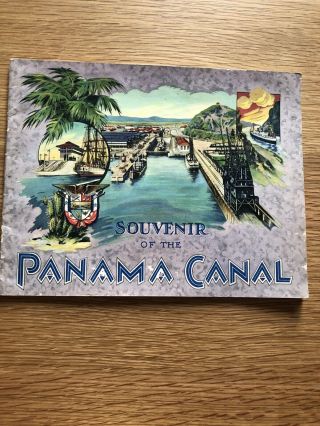 Souvenir Of The Panama Canal L L Maduro Vintage Guidebook S S Pennsylvania
