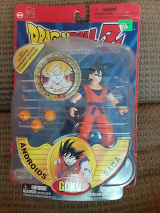 Irwin Dragon Ball Z Action Figure Androids Saga Android Goku Medallion