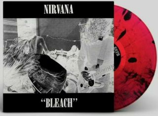 Nirvana - Bleach Lp Indie Exclusive Red And Black Swirl Colored Vinyl Ltd Ed