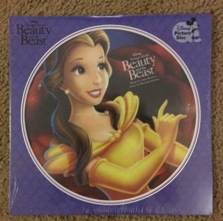 Disney Songs From Beauty & The Beast Picture Disc Vinyl Record Album