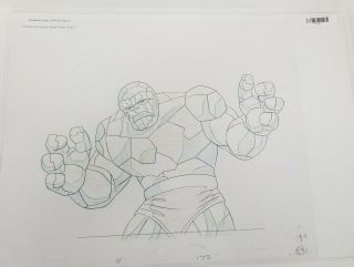 Fantastic Four Production Animation Sketch Drawing