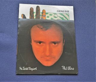 1986 Genesis: Invisible Touch & 1985 Phil Collins; No Jacket Required Vinyl