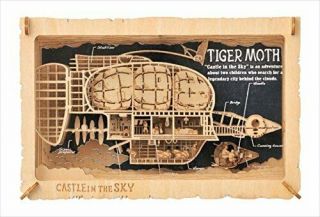 Ensky Laputa: Castle In The Sky Tiger Moss Paper Theater