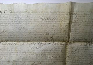 1765 Early American Colonial Handwritten Manuscript Vellum Indenture Jersey 3