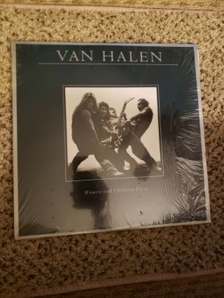 Van Halen " Women And Children First " Lp - In Shrink With Poster - 1a/1a