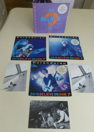 Duran Duran Rare Limited Edition Triple Pack 7 " Do You Believe In Shame