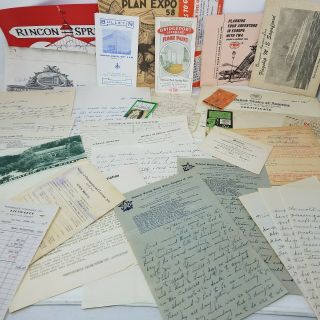 5 Antique Documents Vintage Letterhead Certificates Photos1900s Stubs