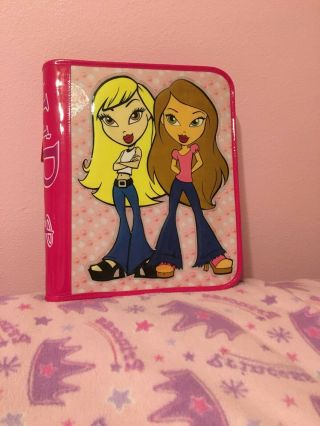 Lil Bratz 2004 Pink Three Ring Binder - With Tags (nwt,  Collectible)