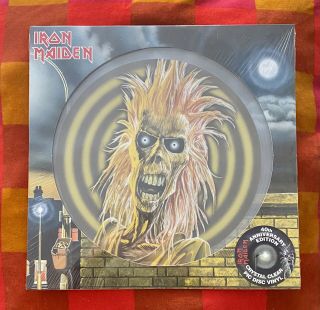 Iron Maiden - Iron Maiden - Crystal Clear Pic Disc Vinyl Lp - &