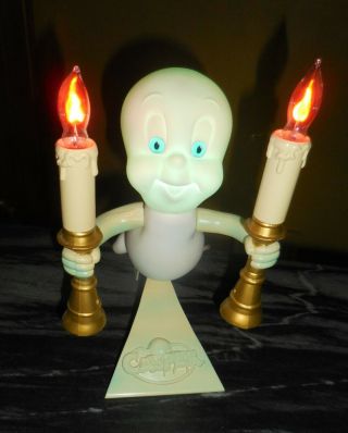 1996 Casper The Friendly Ghost Candelabra Light Up Candles Halloween