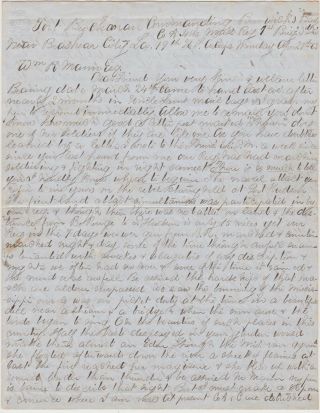 1863 Civil War Soldier Letter 4th Mass Battle Of Fort Brisland La -