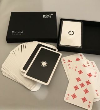 Mont Blanc Playing Cards Set Of 2 In A Box