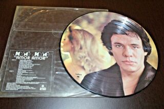 Jose Jose Amor Amor Picture Disc 1980 Mexico 12 " Lp Latin Pop Vocal