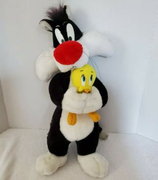 Vintage Sylvester & Tweety Bird Ace Novelty Warner Bros Looney Tunes 22 " Plush