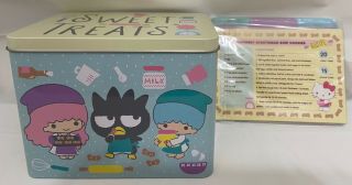 191102 Loot Crate Hello Kitty Sanrio Sweet Treats Recipe Card Tin