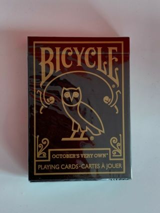 Rare Drake Ovo Bicycle Playing Cards - Limited Edition Factory