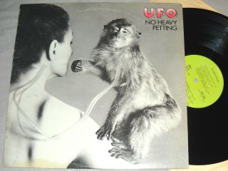 Ufo No Heavy Petting Vinyl Lp Record Rare L.  A.  Pressing Us 1st Ed.  1976 Album Vg,