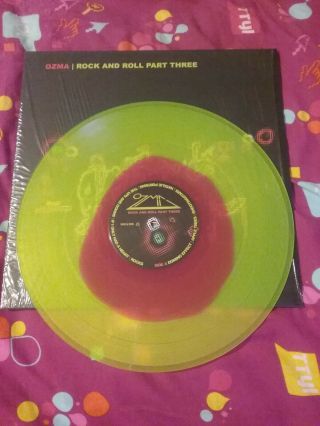 Ozma Rock And Roll Part Three Red & Yellow Color Vinyl Record Alt Weezer Ozma
